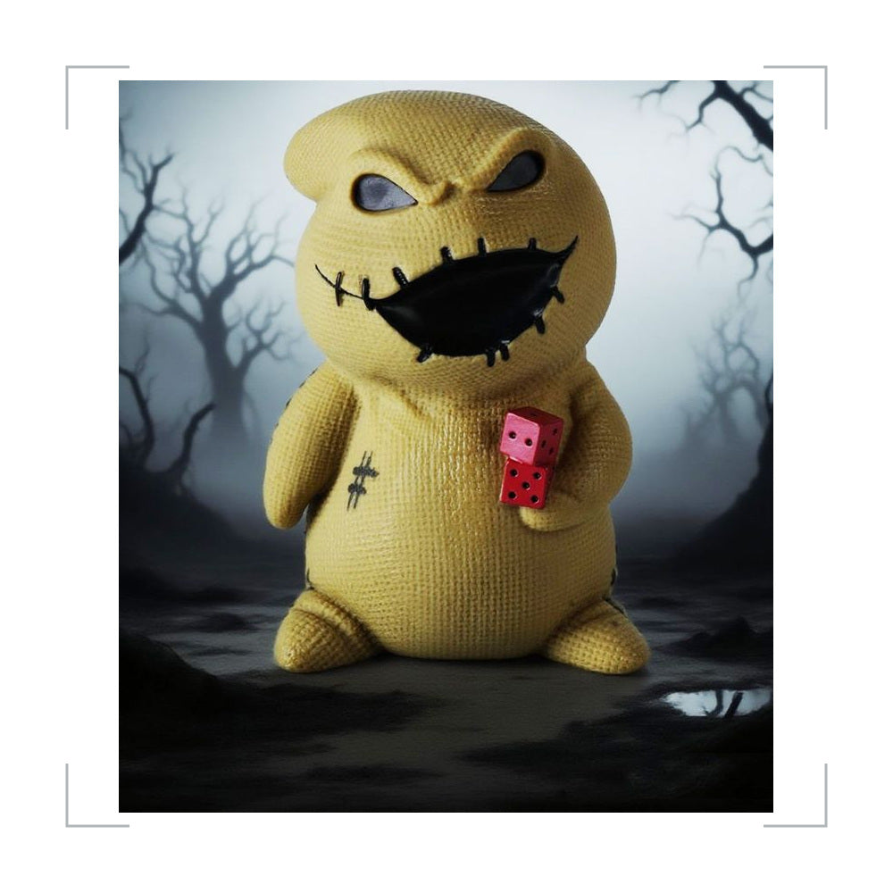 Oogie Boogie PVC coin bank from The Nightmare Before Christmas, model MN-22654