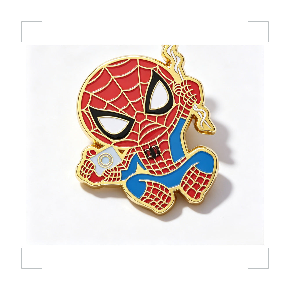 [BG_UNKNOWN] Marvel Spider-Man Zinc Alloy Brooch Pin 2