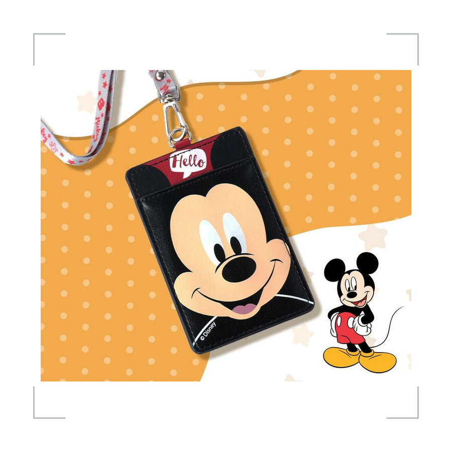 [BG_UNKNOWN] Disney Mickey Mouse PU Leather Card Holder