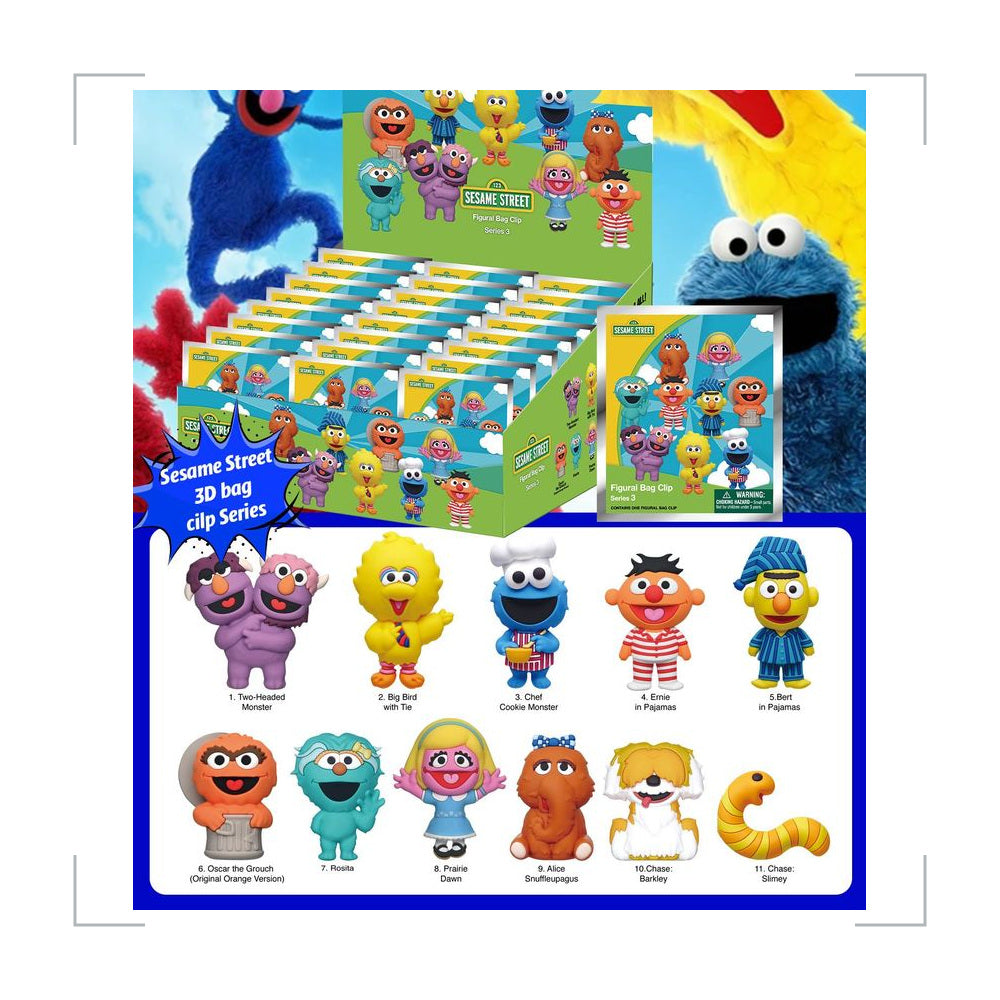 Sesame Street PVC Blind Bag Keychain