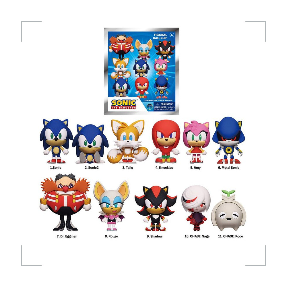 [BG_UNKNOWN] Sonic the Hedgehog PVC Blind Bag Keychain