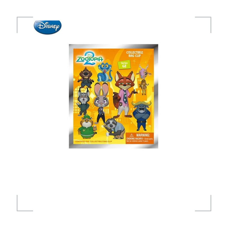 Zootopia PVC Blind Bag Keychain
