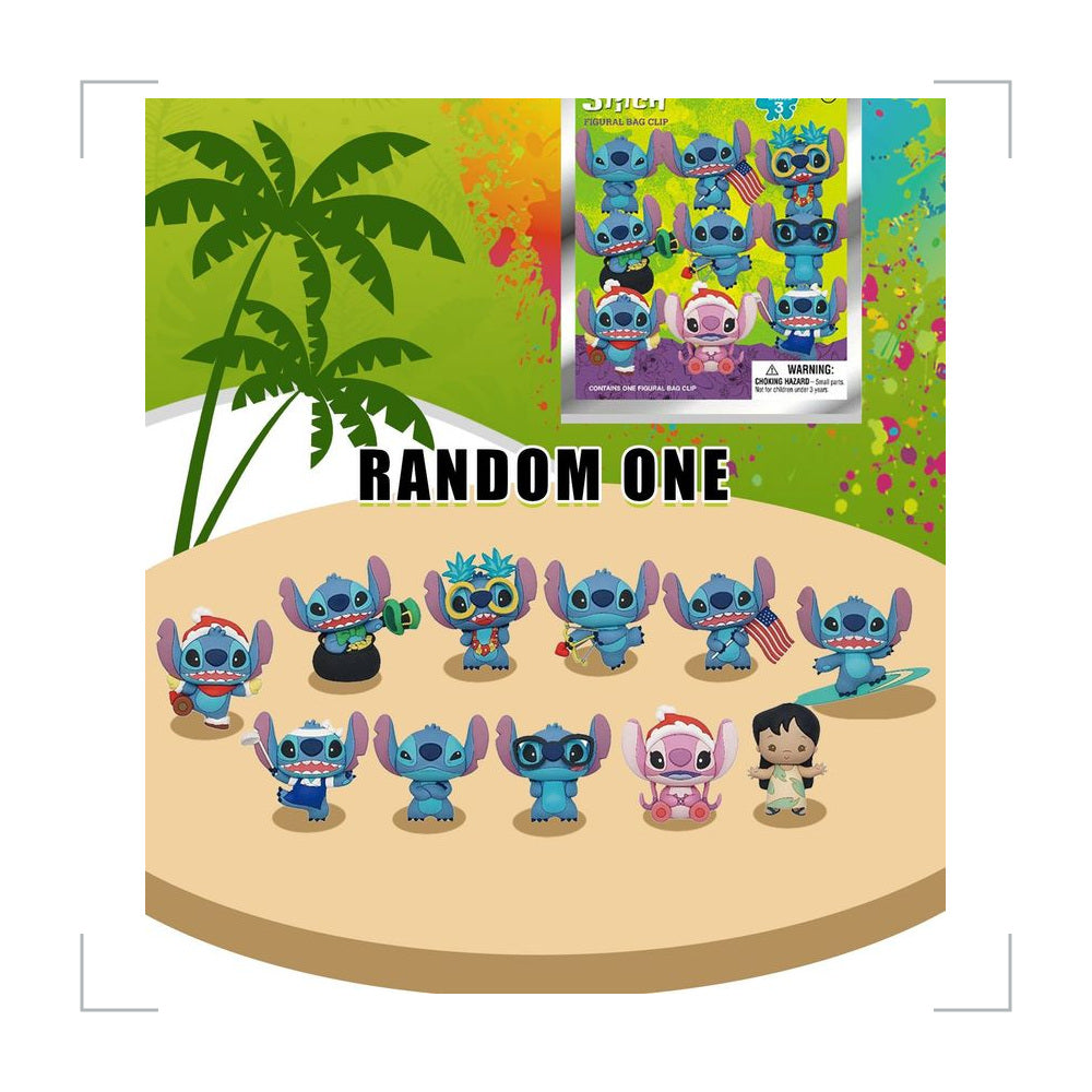 Stitch PVC Blind Bag Keychain