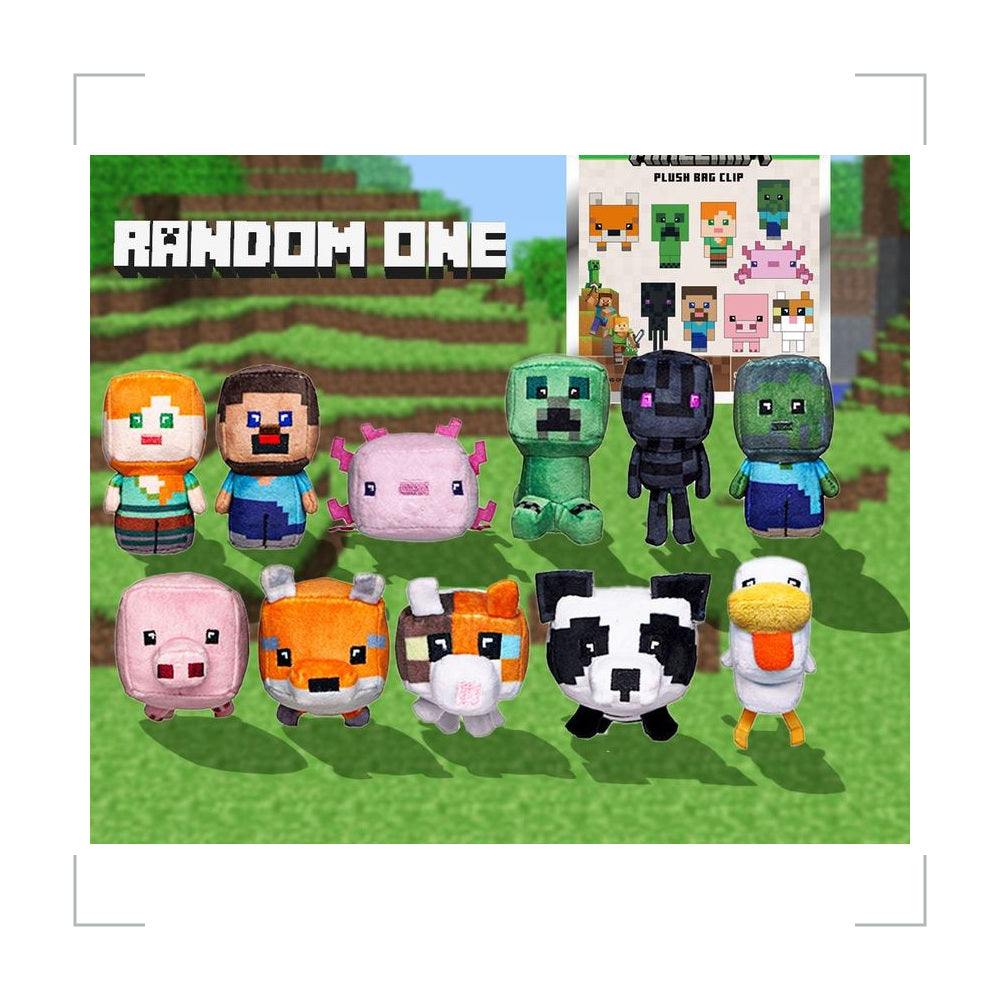 Minecraft Plush Blind Bag Keychain