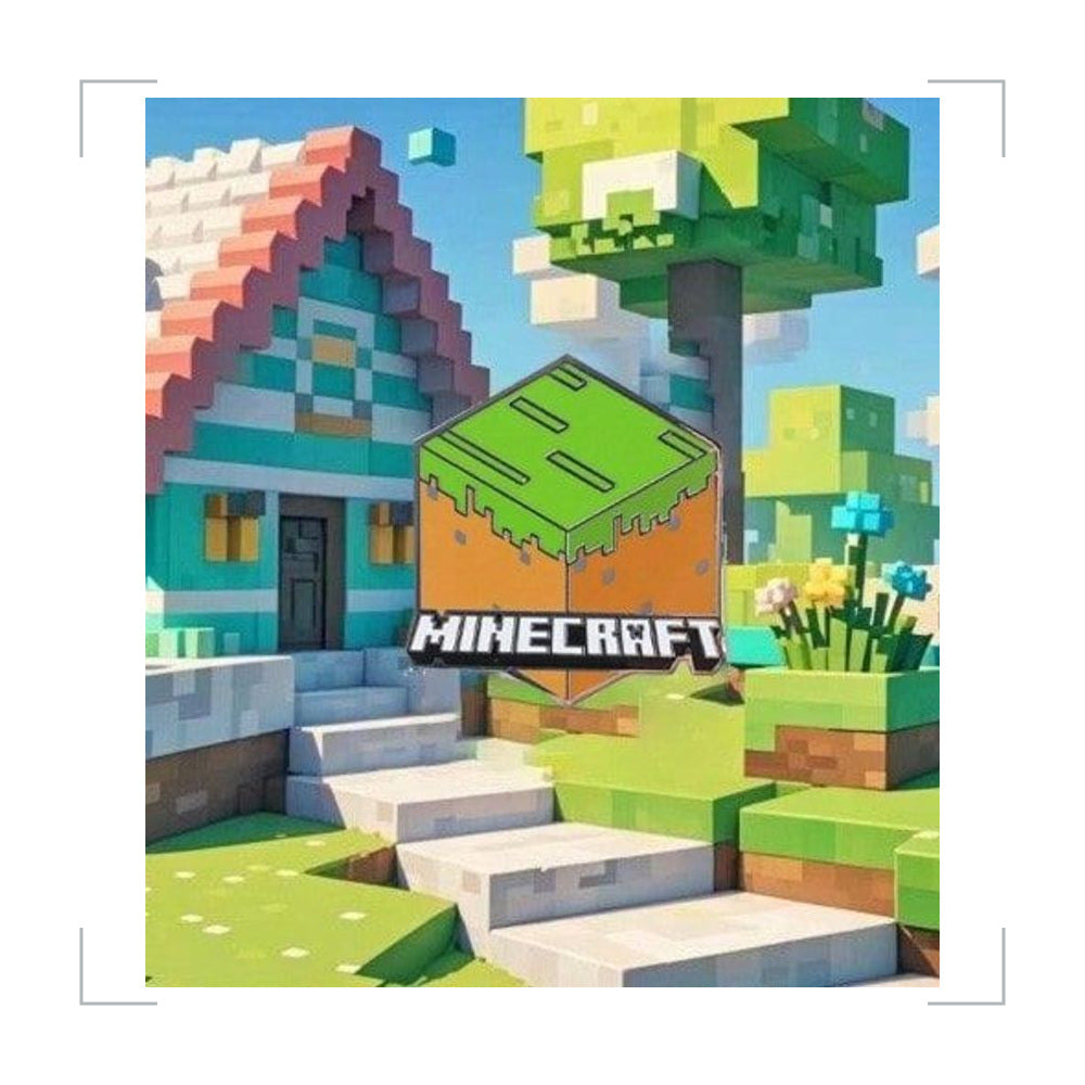 [BG_UNKNOWN] Minecraft Zinc Alloy Brooch Pin