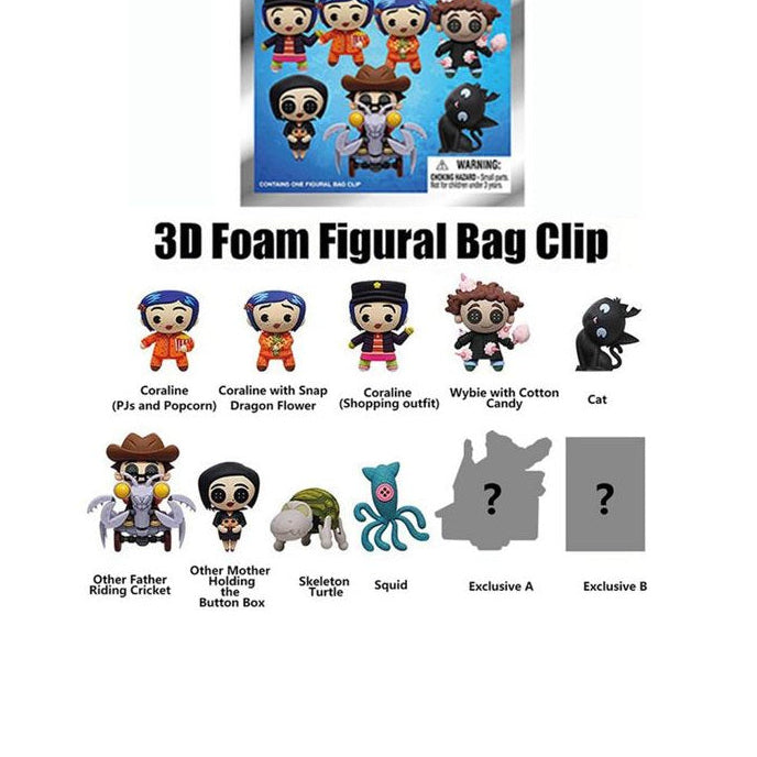 [BG_UNKNOWN] Coraline PVC Blind Bag Keychain