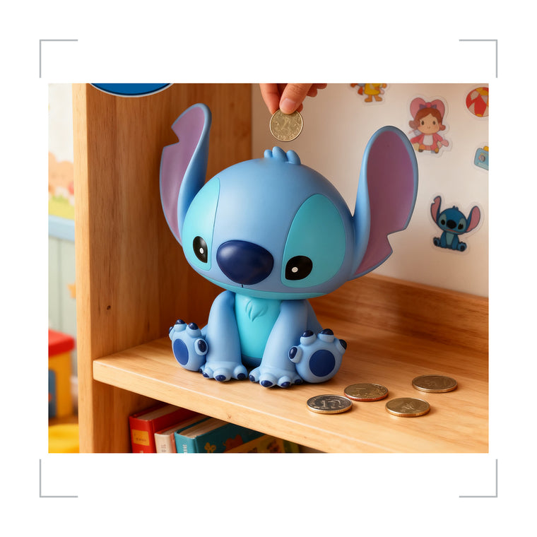 Stitch PVC Coin Bank