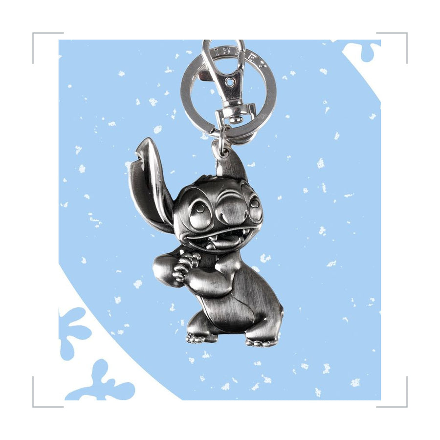 Stitch Metal Keychain