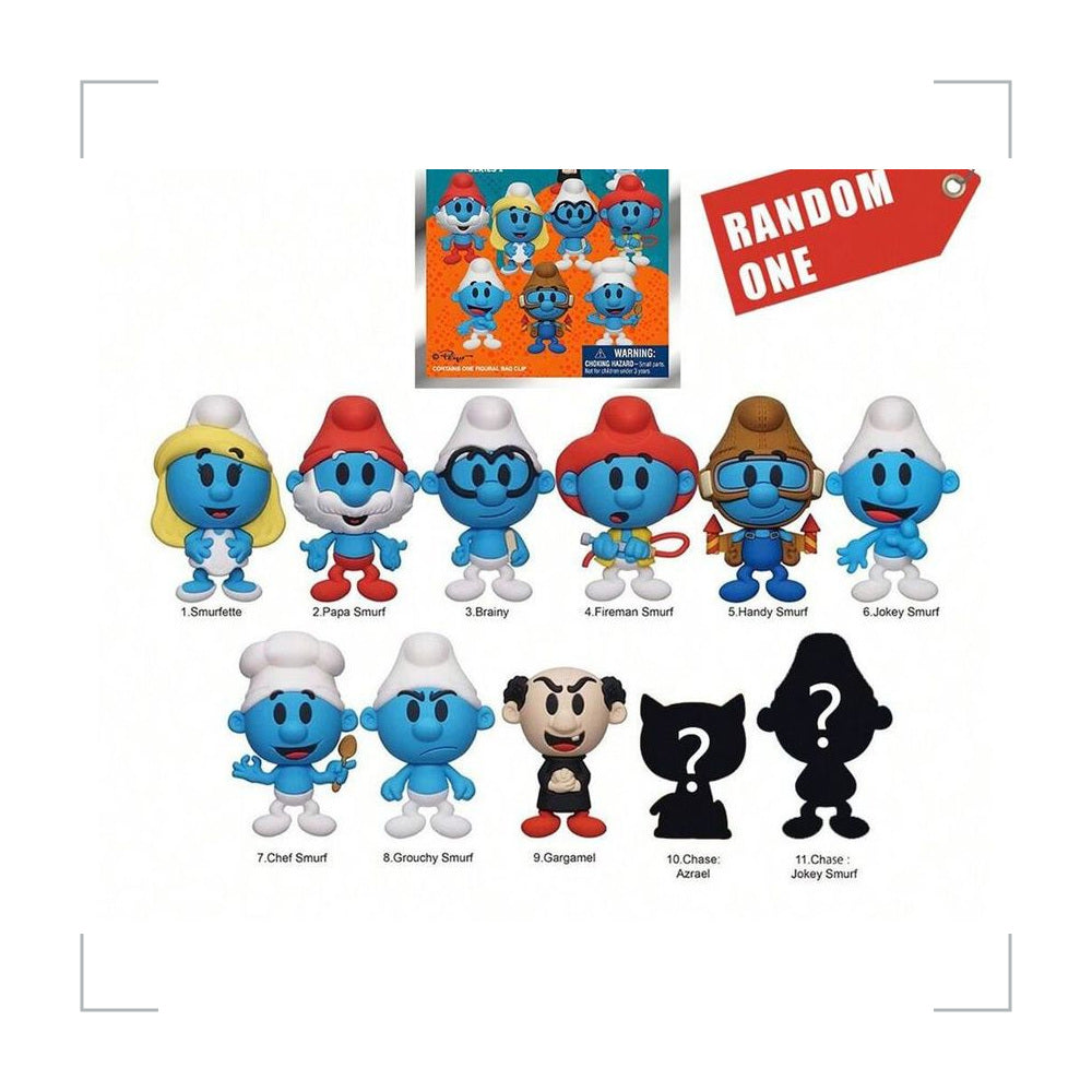 The Smurfs PVC Blind Bag Keychain