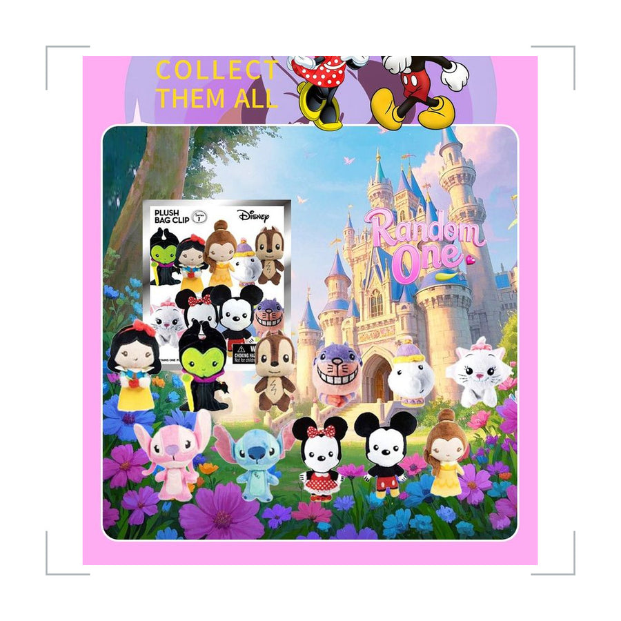 Disney Standard Characters Plush Blind Bag Keychain