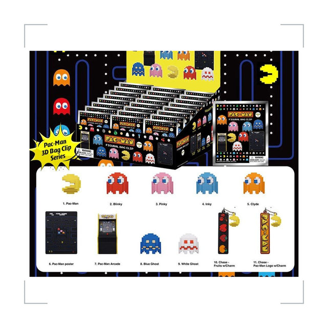 Pac-Man PVC Blind Bag Keychain