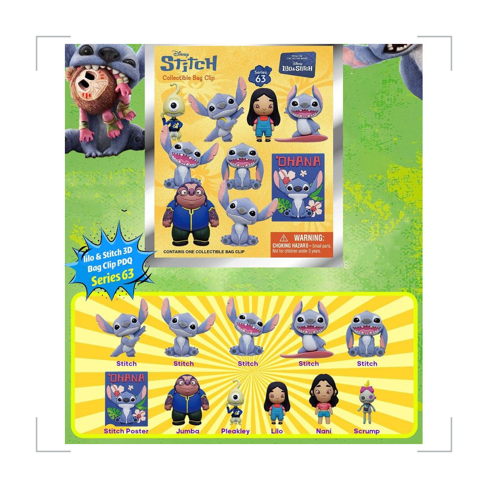 Stitch PVC Blind Bag Keychain