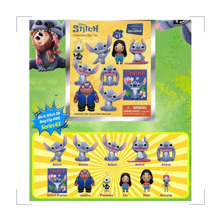 Stitch PVC Blind Bag Keychain