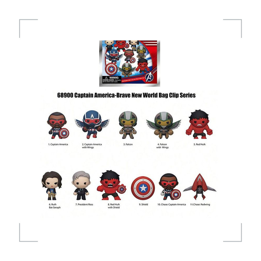 Captain America PVC Blind Bag Keychain
