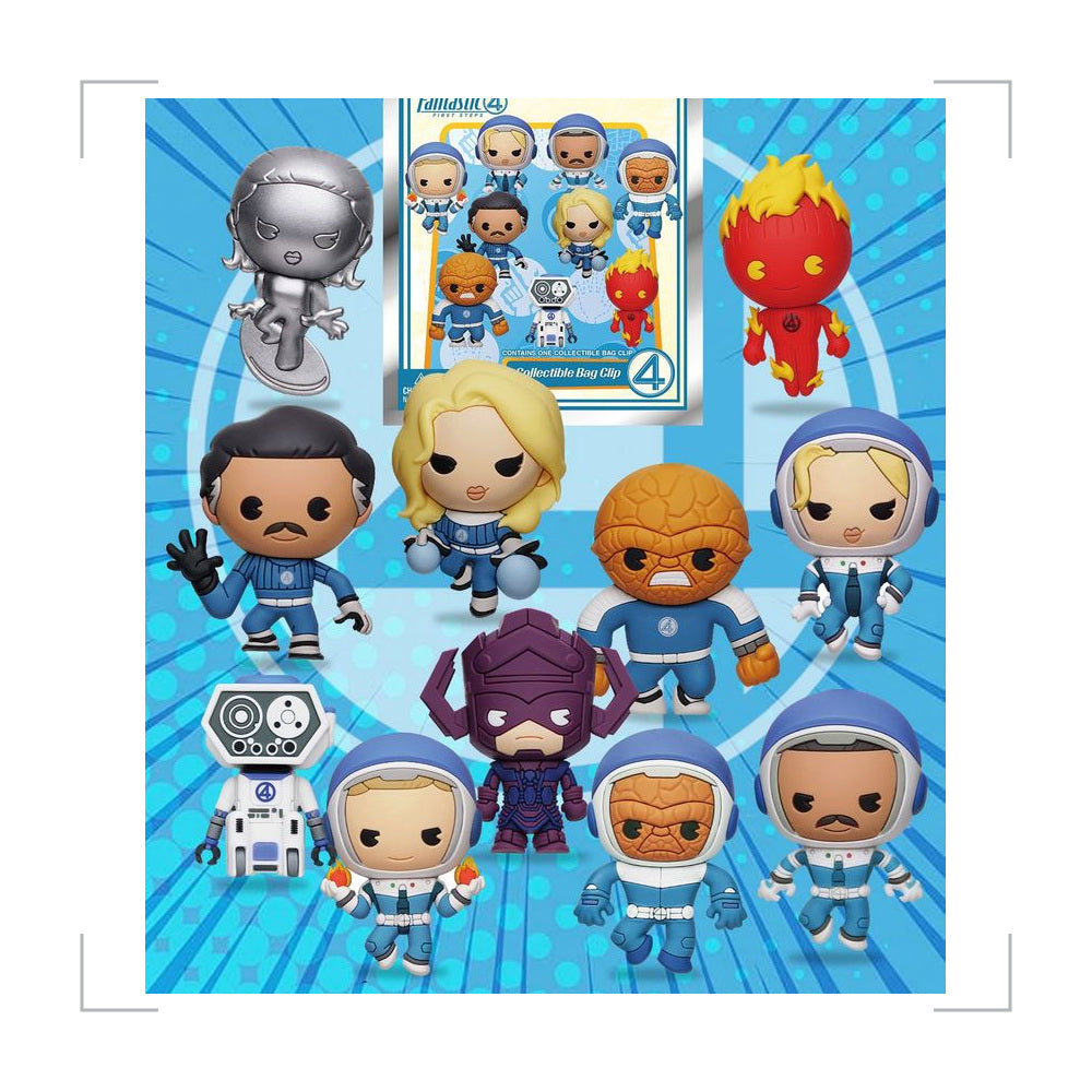 Fantastic Four PVC Blind Bag Keychain