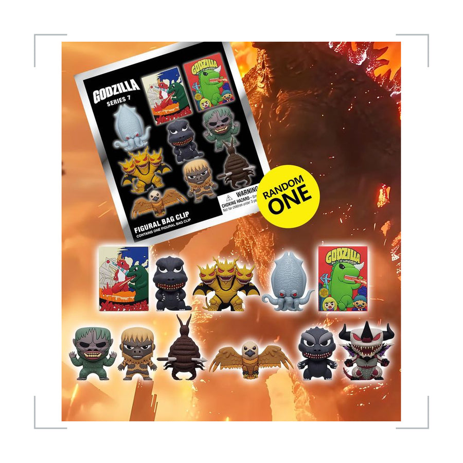Godzilla PVC Blind Bag Keychain