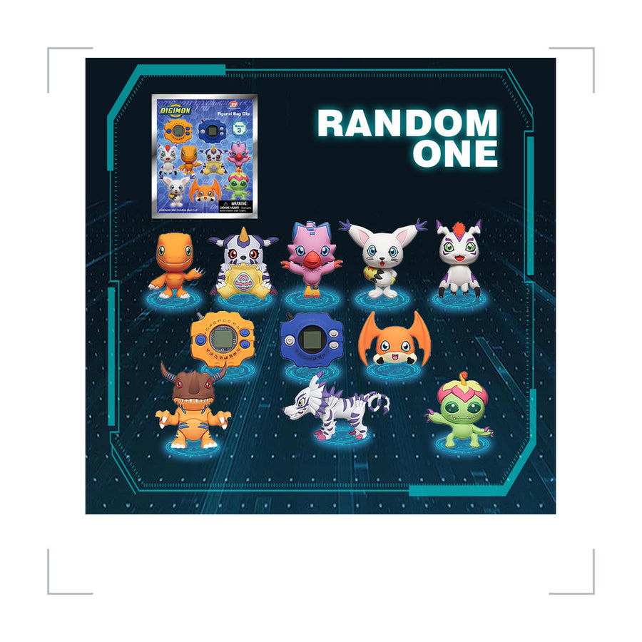 Digimon PVC Blind Bag Keychain