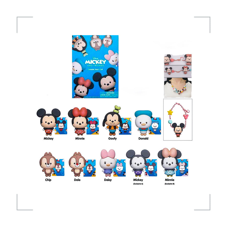 Disney Mickey PVC Blind Bag Keychain