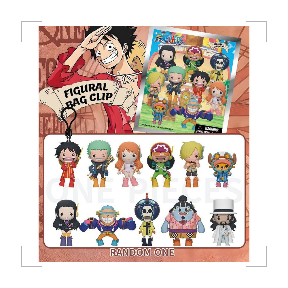 One Piece PVC Blind Bag Keychain