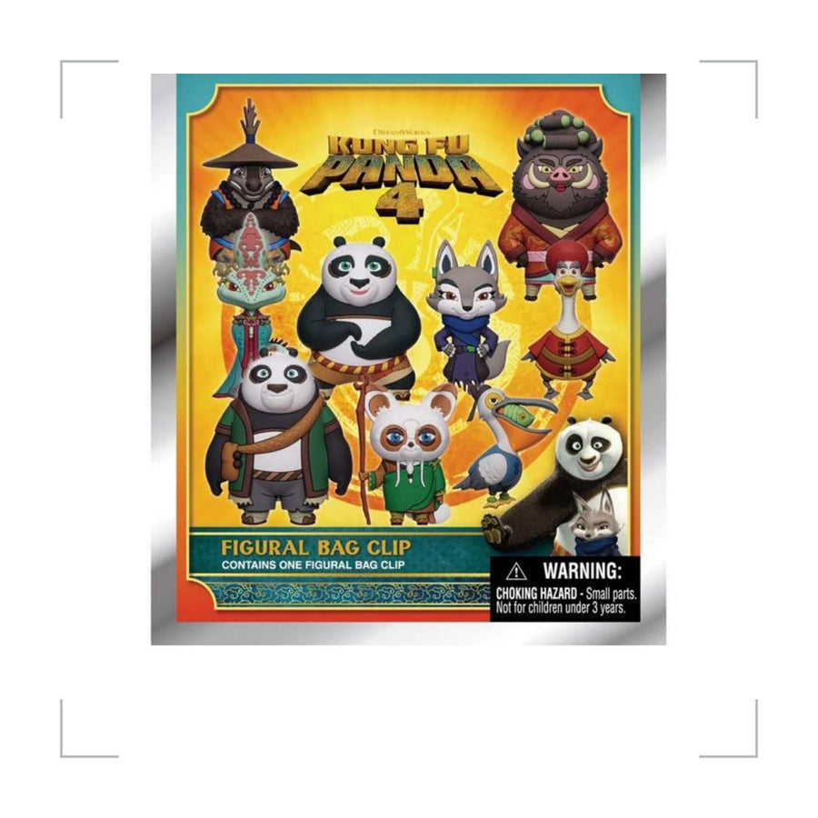Kung Fu Panda PVC Blind Bag Keychain