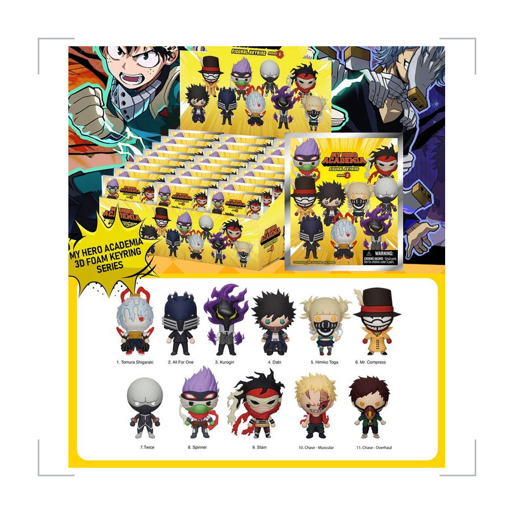 My Hero Academia PVC Blind Bag Keychain