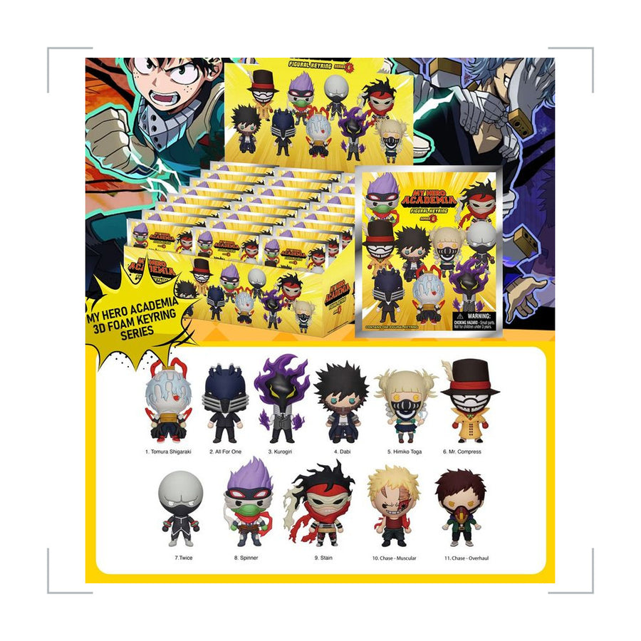 My Hero Academia PVC Blind Bag Keychain