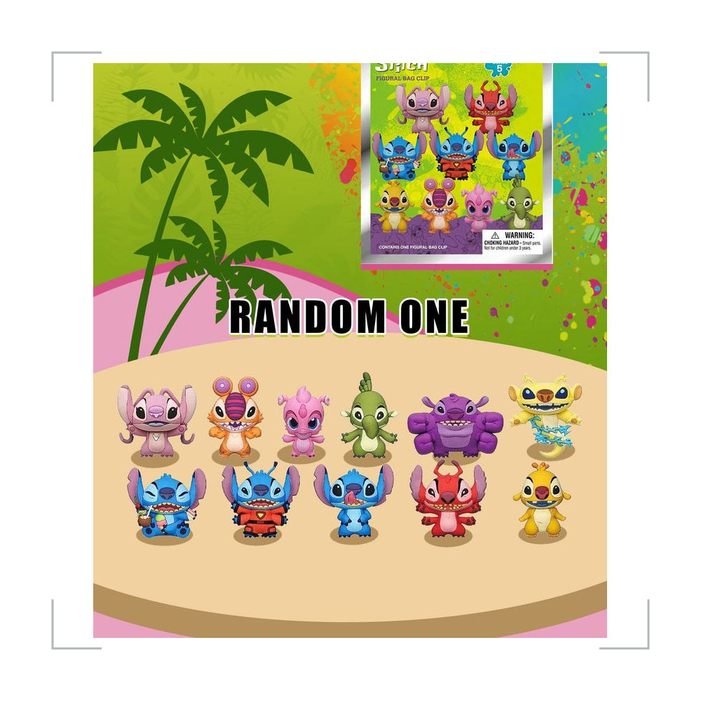 Stitch PVC Blind Bag Keychain