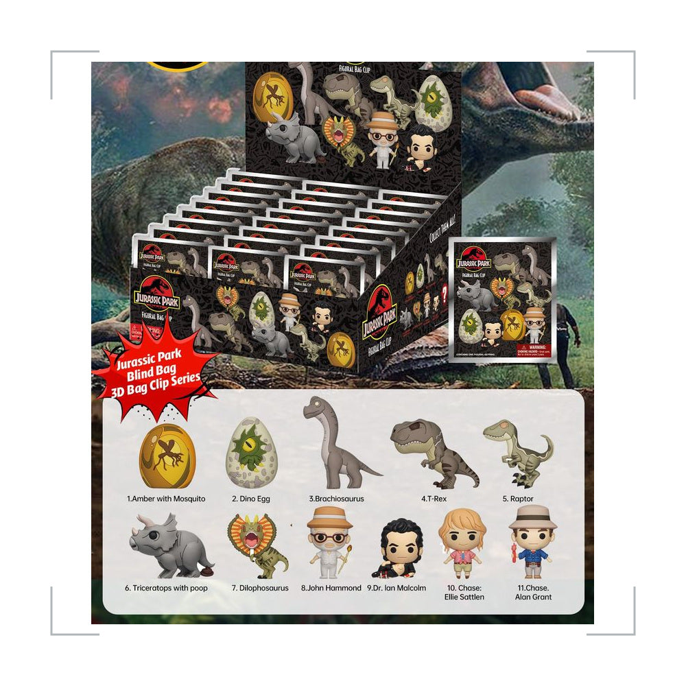 Jurassic World PVC Blind Bag Keychain