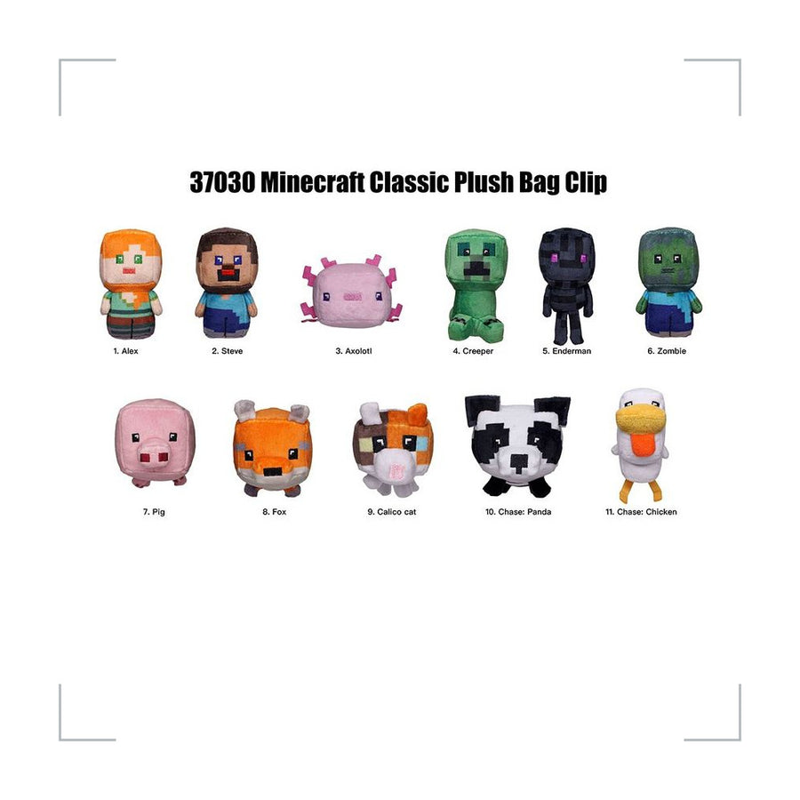 [BG_UNKNOWN] Minecraft Plush Blind Bag Keychain 2