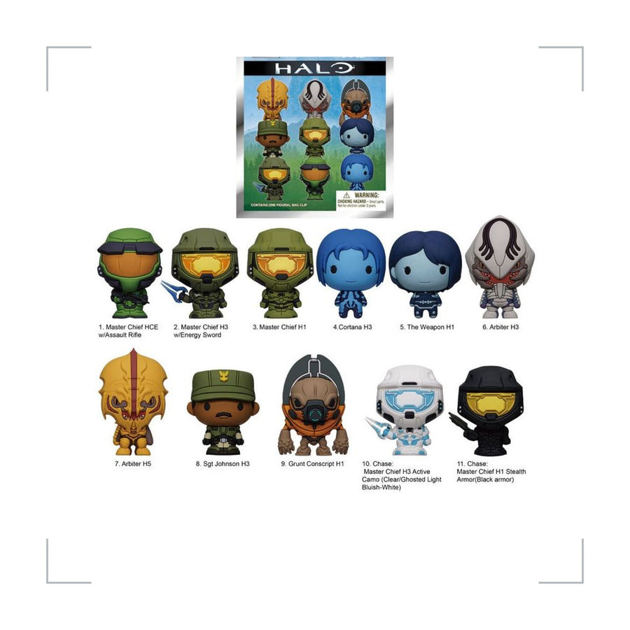[BG_UNKNOWN] Halo PVC Blind Bag Keychain 2