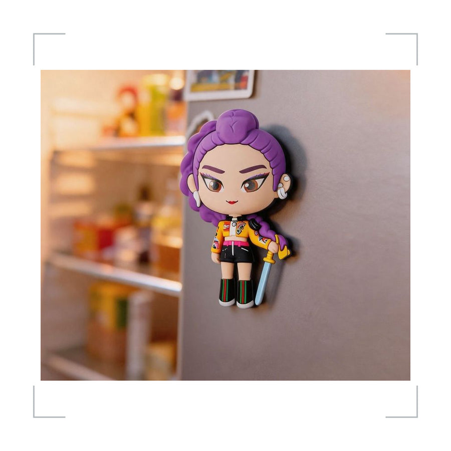 [BG_UNKNOWN] Netflix Kpop Demon Hunters PVC Fridge Magnet 2