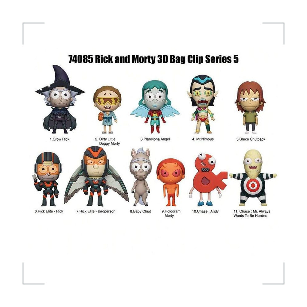 [BG_UNKNOWN] Rick and Morty PVC Blind Bag Keychain 2