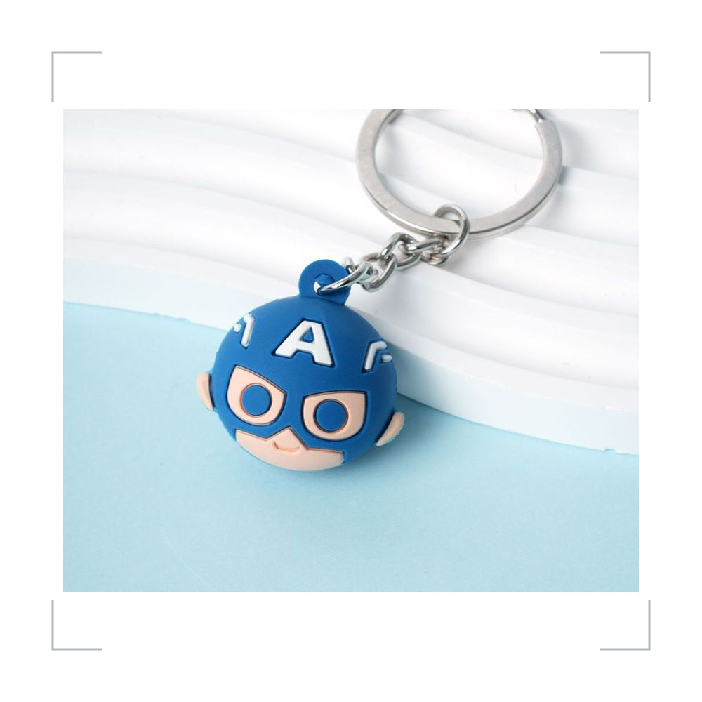 [BG_UNKNOWN] Captain America PVC Keychain 3