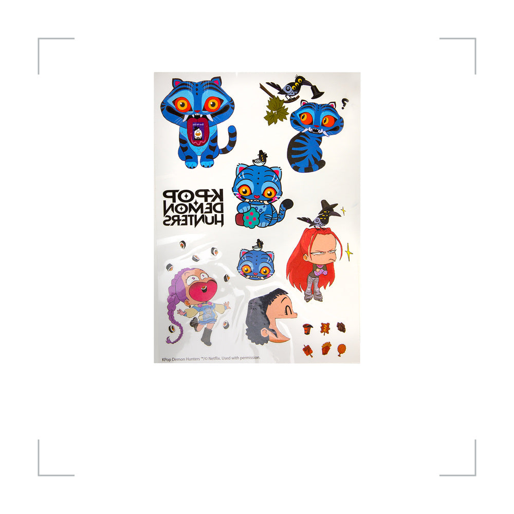 [BG_UNKNOWN] Kpop Demon Hunters Tattoo Stickers 2