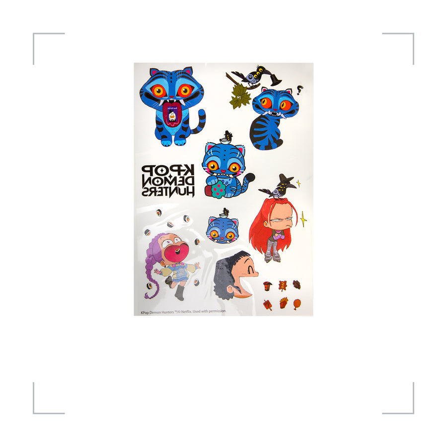 [BG_UNKNOWN] Kpop Demon Hunters Tattoo Stickers 2