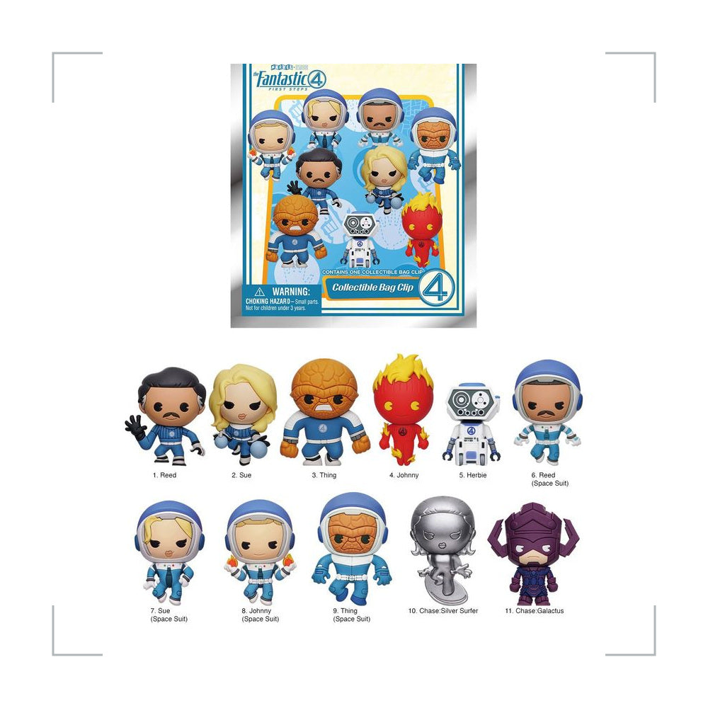 [BG_UNKNOWN] Fantastic Four PVC Blind Bag Keychain 2