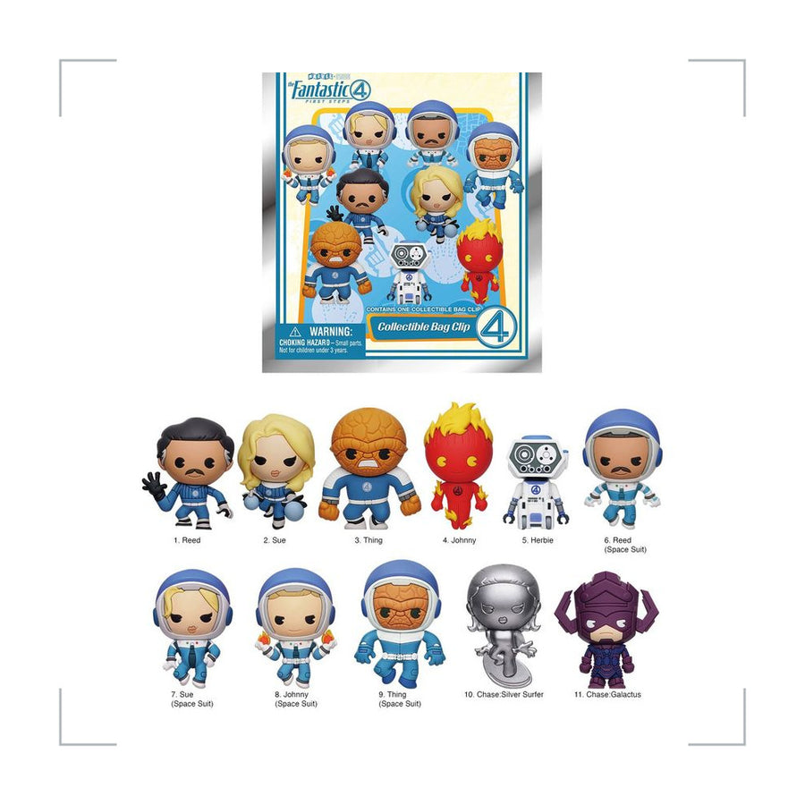 [BG_UNKNOWN] Fantastic Four PVC Blind Bag Keychain 2