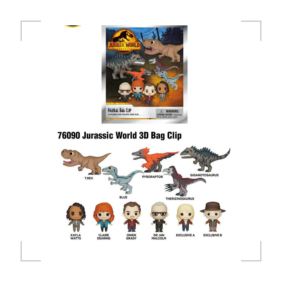 [BG_UNKNOWN] Jurassic World PVC Blind Bag Keychain 2