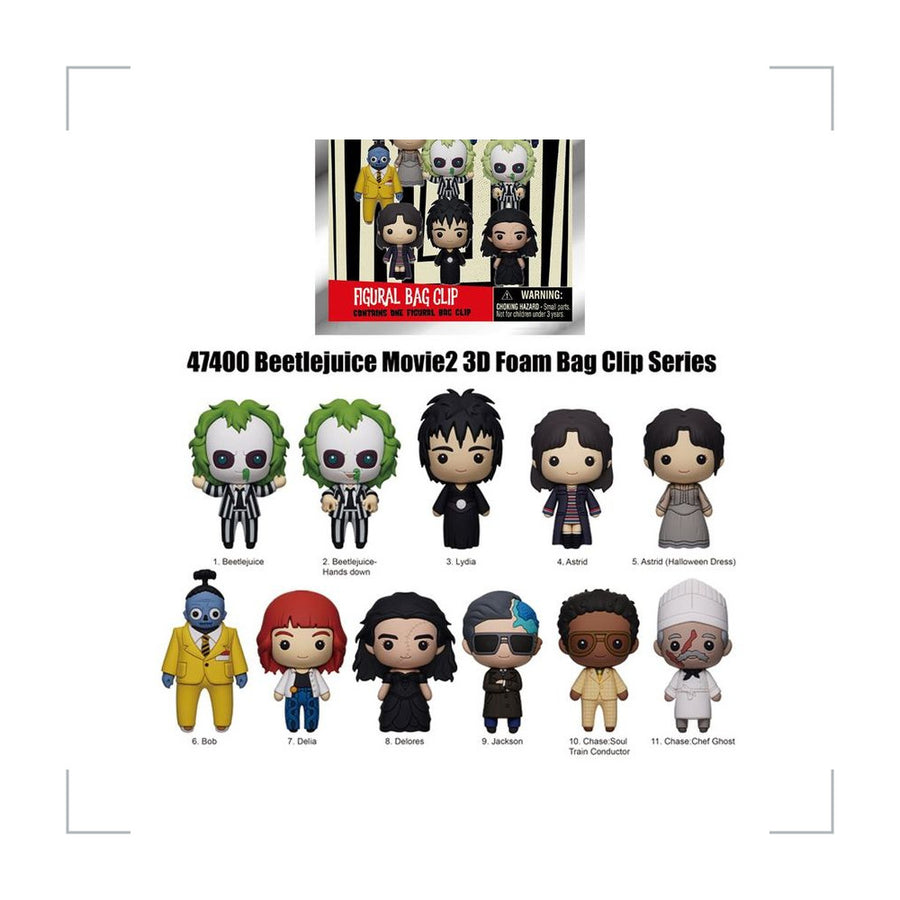 [BG_UNKNOWN] Beetlejuice PVC Blind Bag Keychain 2