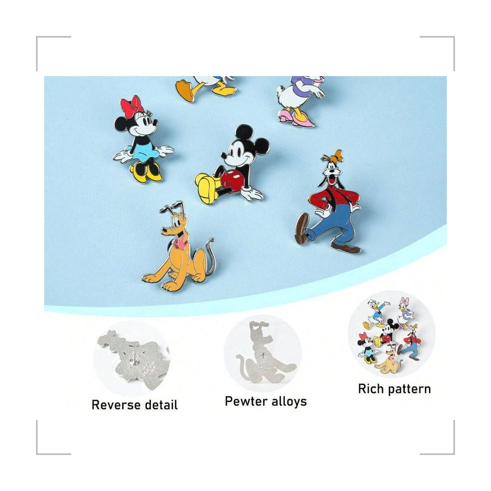[BG_UNKNOWN] Disney Mickey Mouse Zinc Alloy Brooch 2