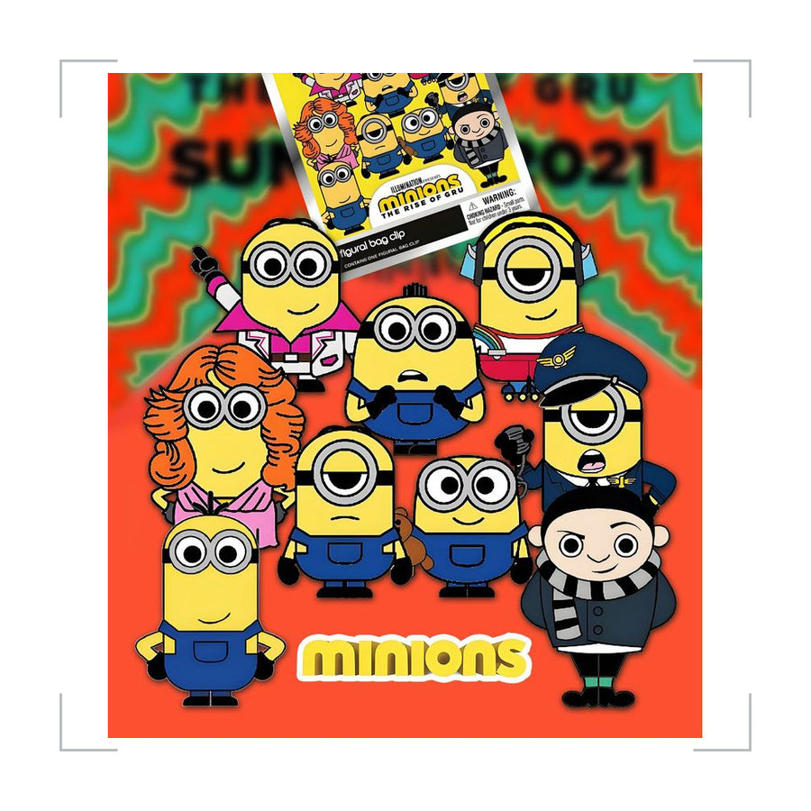 [BG_UNKNOWN] Minions PVC Blind Bag Keychain 2