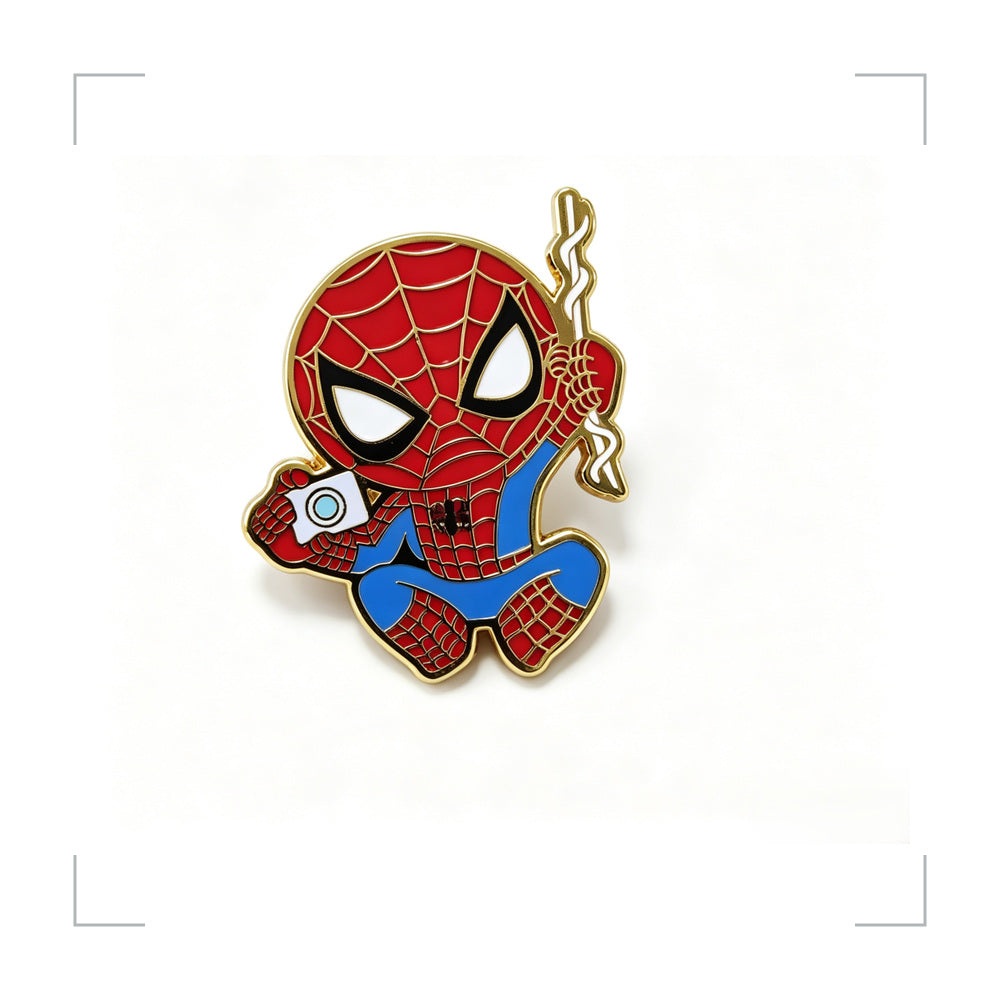[BG_UNKNOWN] Marvel Spider-Man Zinc Alloy Brooch Pin 3