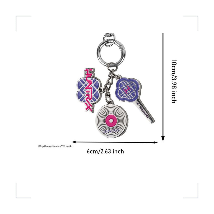 [BG_UNKNOWN] Kpop Demon Hunters Zinc Alloy Keychain 2