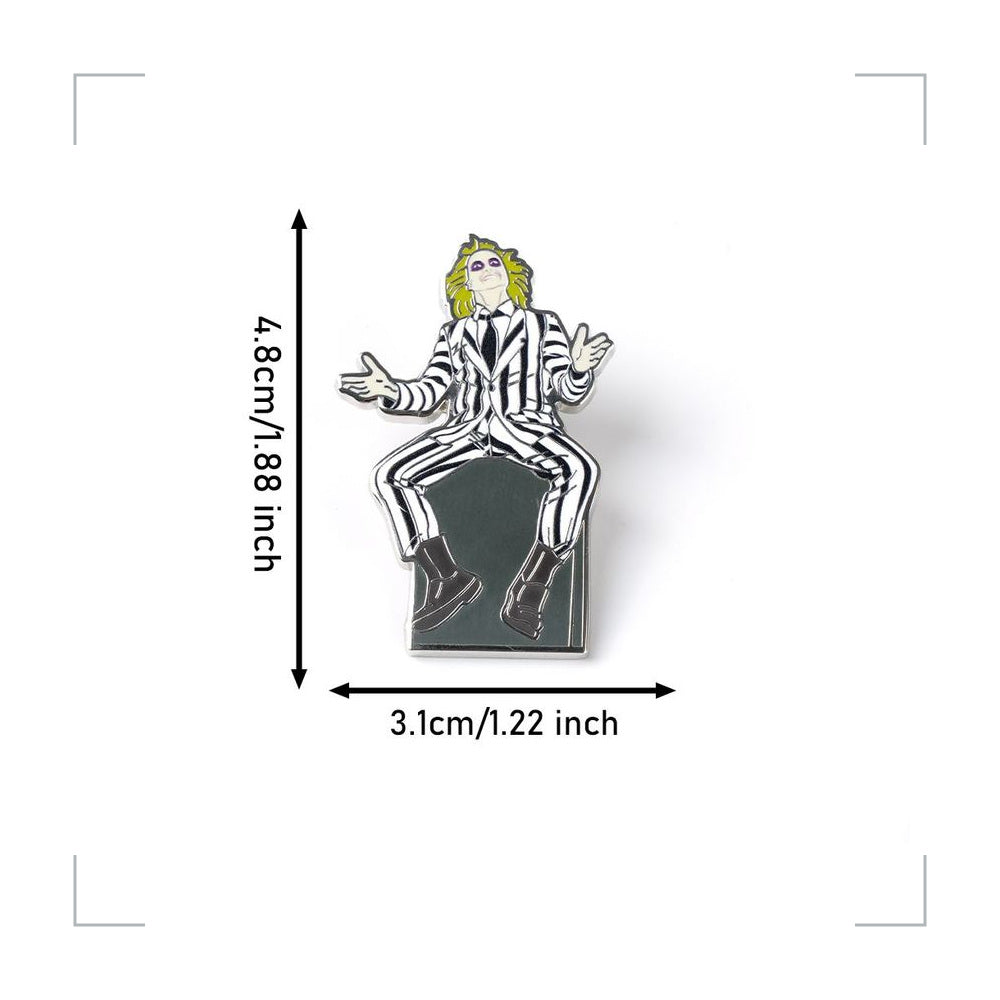 [BG_UNKNOWN] Beetlejuice Zinc Alloy Pin 2