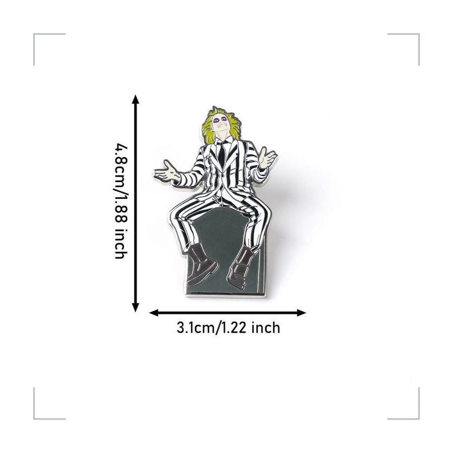 [BG_UNKNOWN] Beetlejuice Zinc Alloy Pin 2