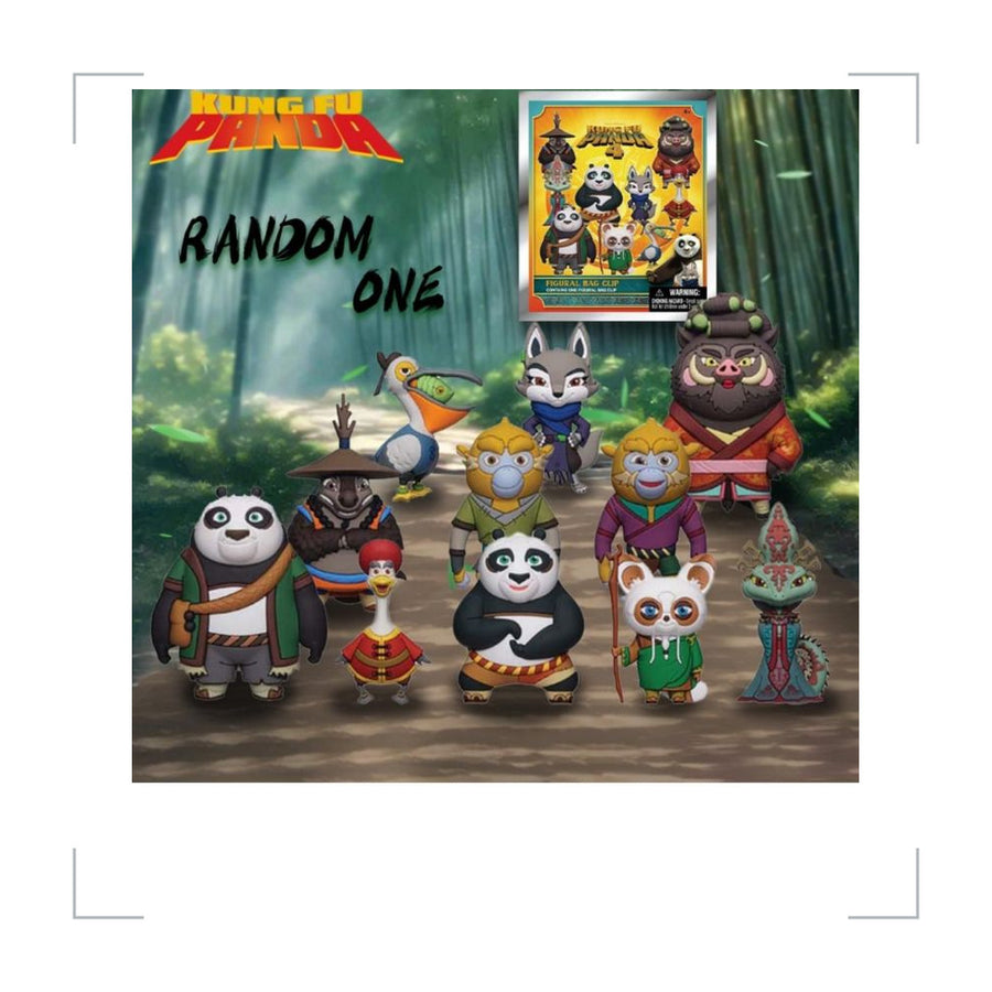 [BG_UNKNOWN] Kung Fu Panda PVC Blind Bag Keychain 2