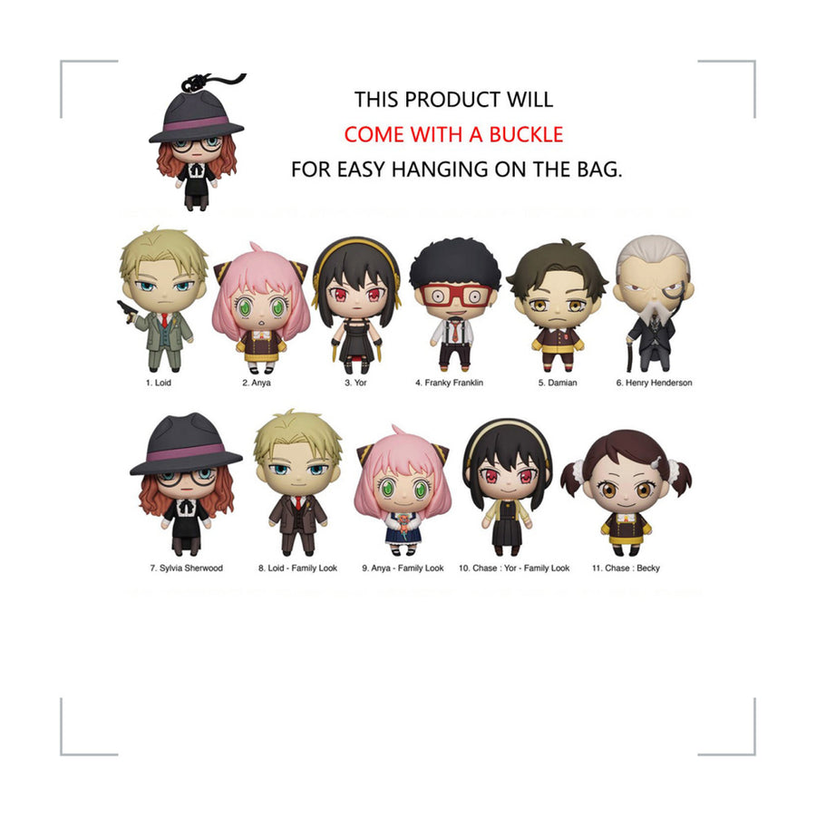 [BG_UNKNOWN] Spy x Family PVC Blind Bag Keychain 2