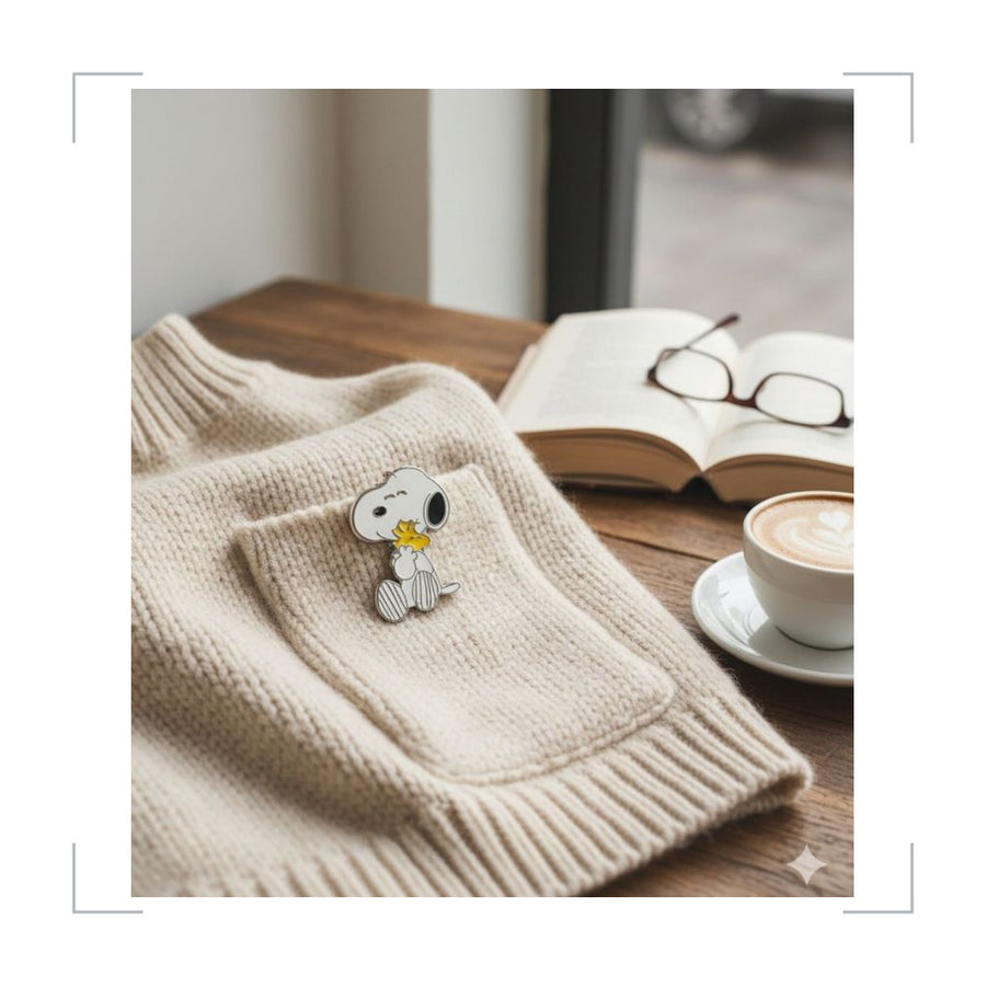 [BG_UNKNOWN] Peanuts Zinc Alloy Brooch 2