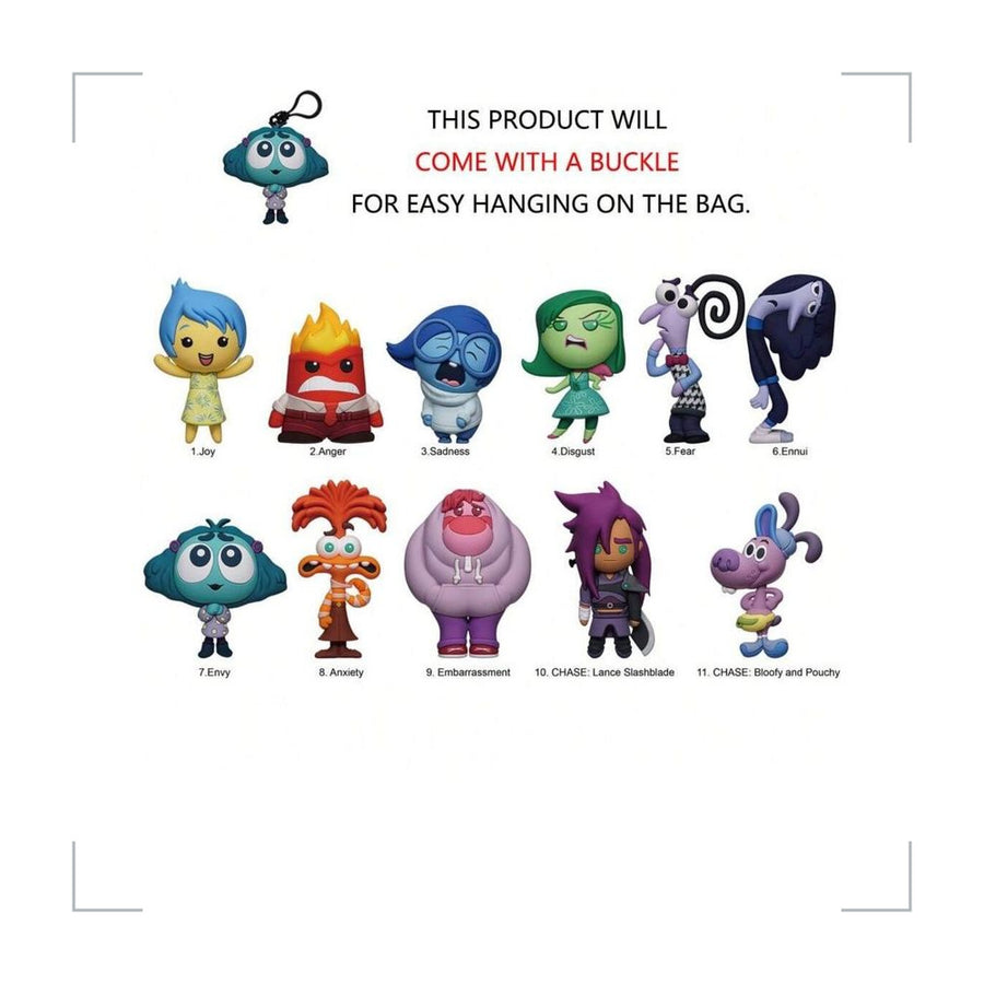 [BG_UNKNOWN] Inside Out PVC Blind Bag Keychain 2