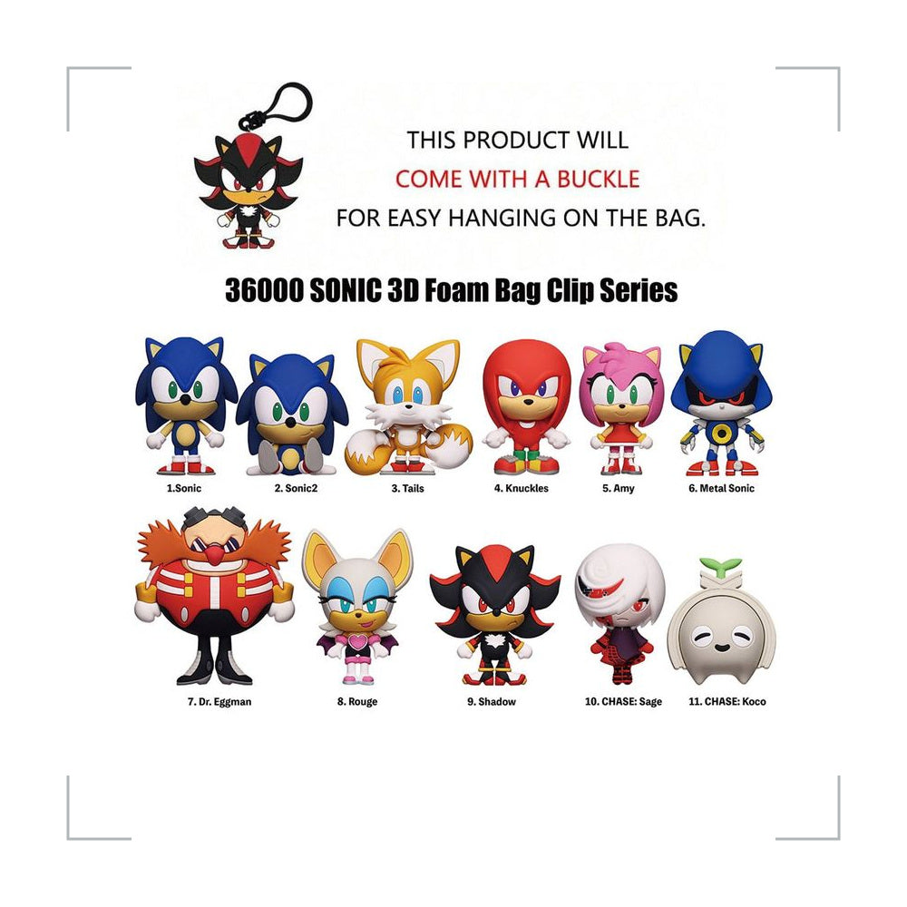 [BG_UNKNOWN] Sonic the Hedgehog PVC Blind Bag Keychain 2